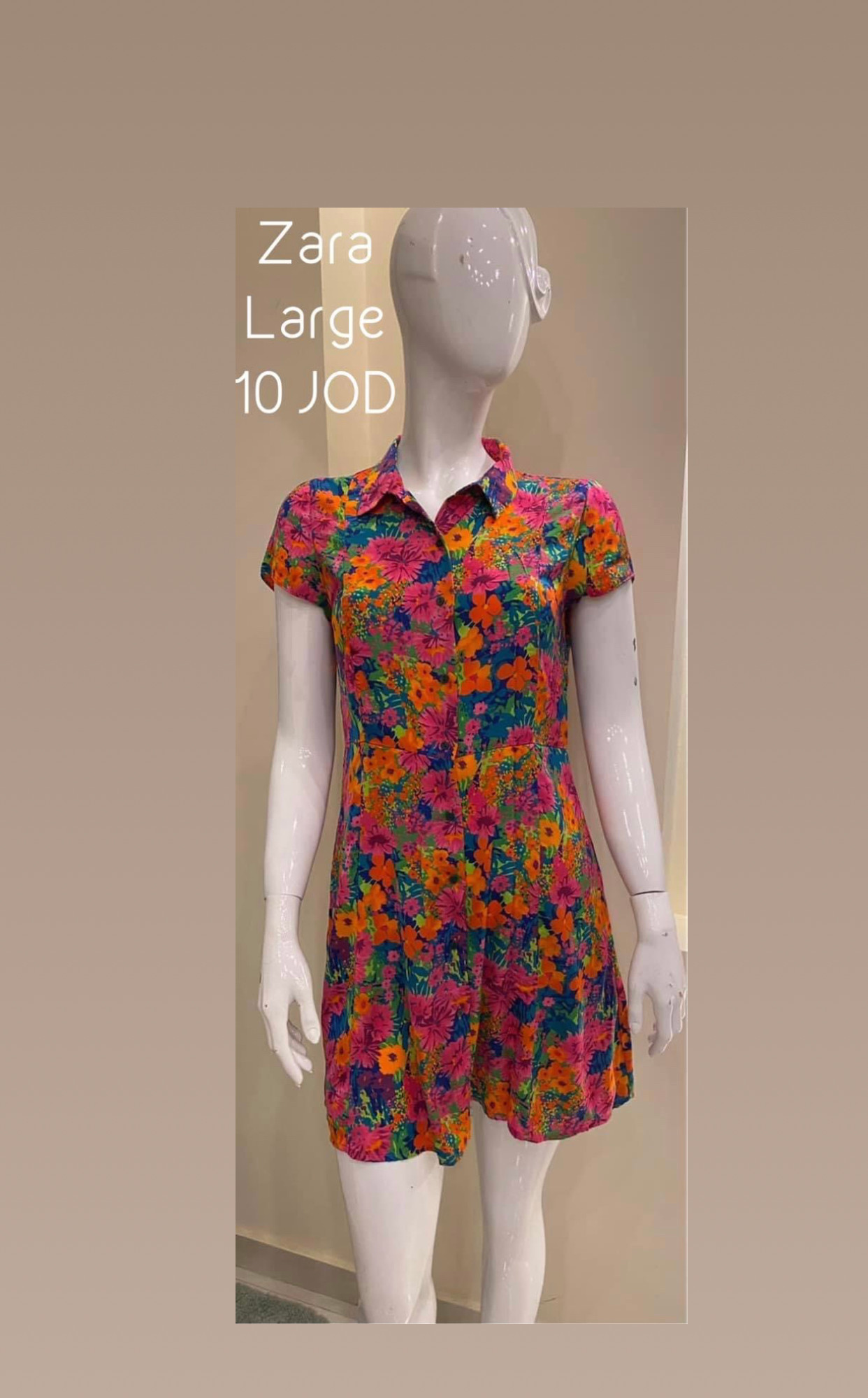 ZARA FLORAL DRESS FOR SALE